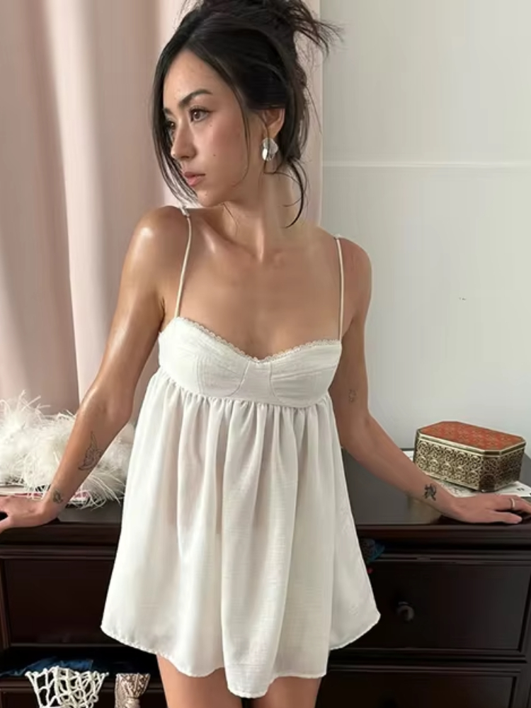 طقم نوم نسائي كلاسيكي من قطعتي - مراجعة Strapless Bra Backless وسعره