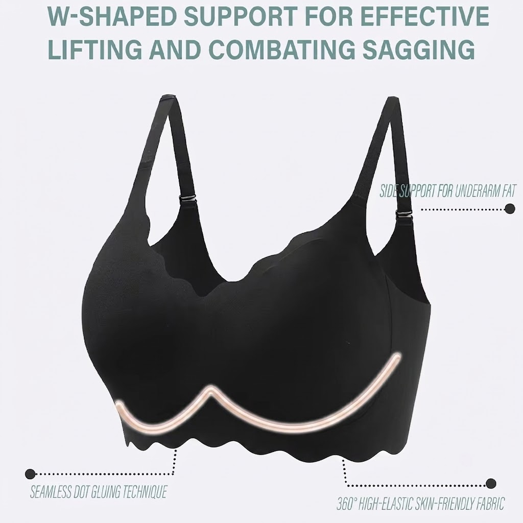 حمالة صدر لاسلكية مريحة بدون خ - مراجعة Bralette Wireless Soft وسعره